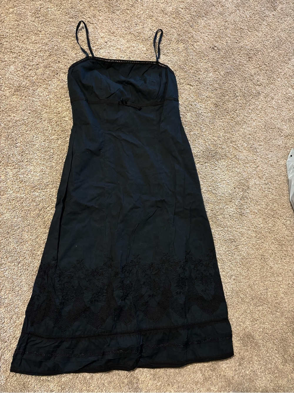 Express Black Midi Dress